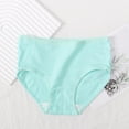 thumbnail image 7 of Purcolt Girls Cotton Panties Soft Breathable Stretchy Solid Color High Waist Brief Underwear for 1-8 Years, 7 of 7