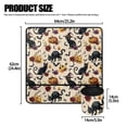 thumbnail image 5 of HELLHERO Black Cat Pumpkin Pattern Sewing Machine Mats Home Indoor Storage Sew Machine Pad for Woman Gifts, 5 of 5