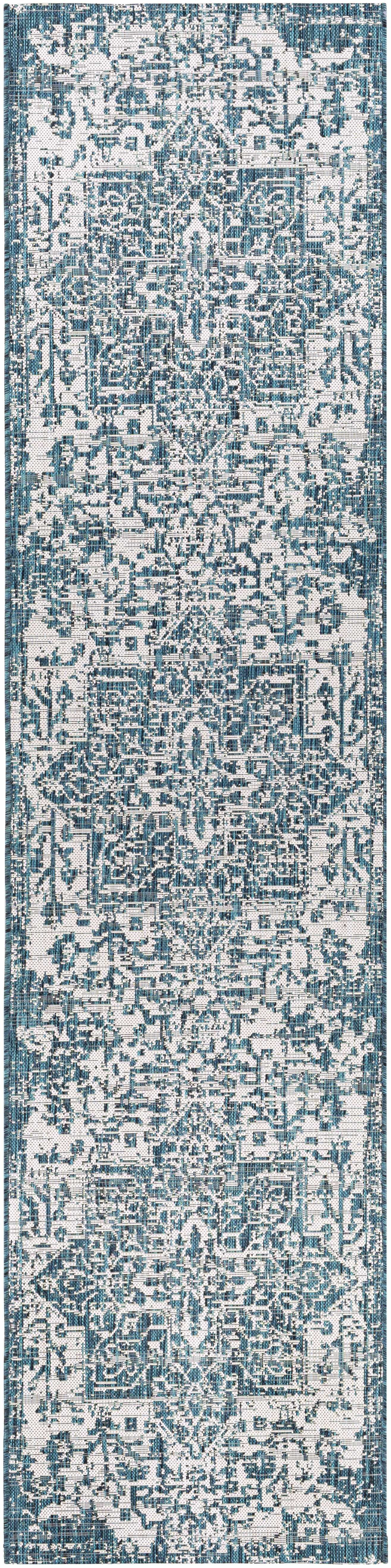 Hauteloom Wamberal Outdoor Runner Rug Outside Porch Patio Rug Carpet