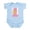 Sky Blue, variant on CafePress - Cute Bug Girl's 1St Birthday Infant Bodysuit - Baby Light Bodysuit, Size Newborn - 24 Months