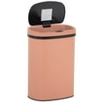 thumbnail image 4 of 13 Gallon Trash Can Automatic Kitchen Garbage Can with Lid Touchless Sensor Waste Bin Slim No Touch Stainless Steel Trash Can for Home, Living Room, Bedroom, Office （Pink）, 4 of 8