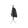 thumbnail image 2 of Mind Reader COATRACK11 Standing Metal Coat Rack Hat Hanger 11 Hook for Jacket, Purse, Scarf Rack, Umbrella Tree Stand, Black, 2 of 6