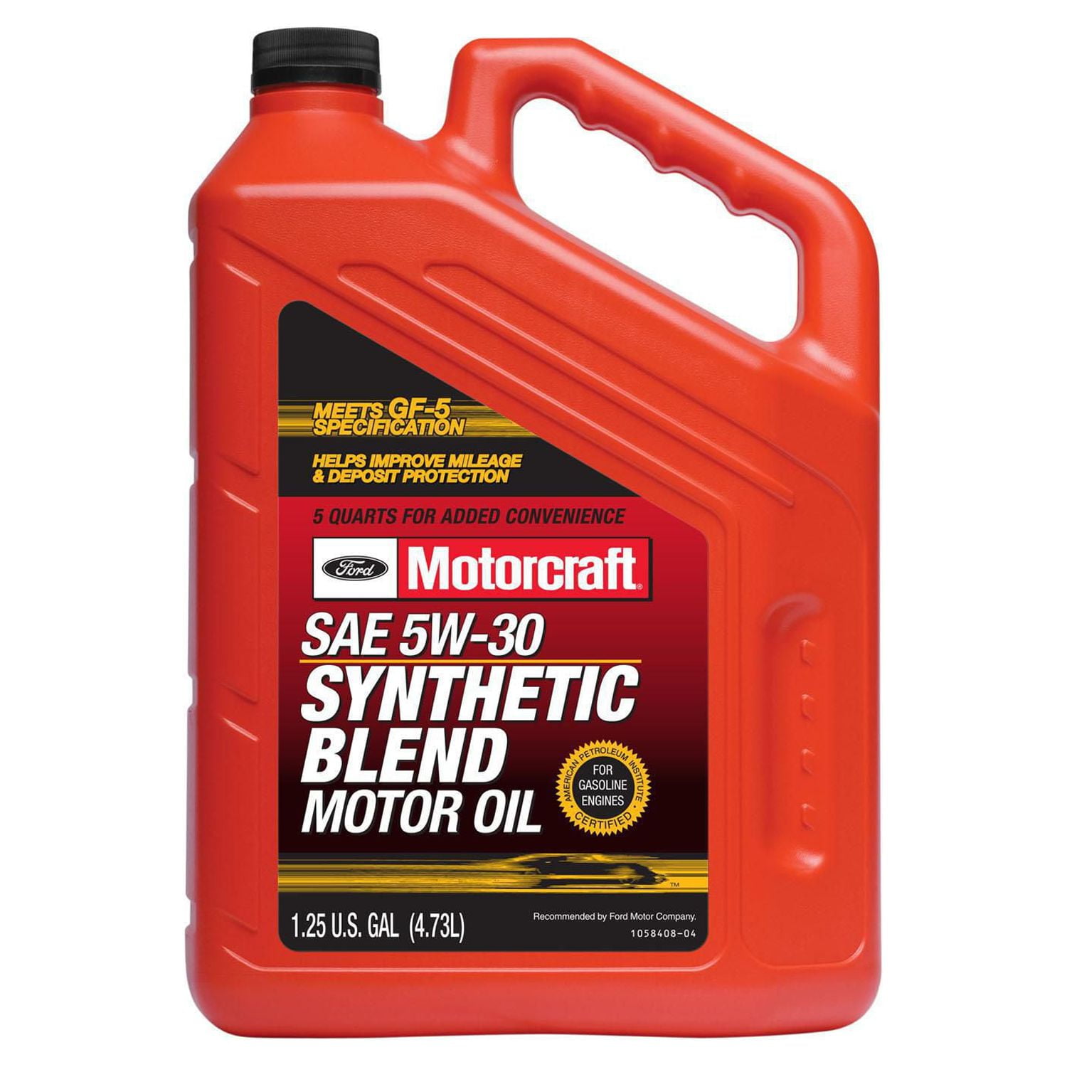 (2 pack) Motorcraft Synthetic Blend Motor Oil 5w30