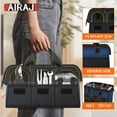 thumbnail image 4 of AIRAJ 10-Piece Home Tool Set with 13" Wide Mouth Tool Bag for Garden, Office & DIY Projects, 4 of 9