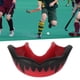 thumbnail image 5 of Protector Bucal de Boxeo Deportivo con Estuche, Protector Bucal de Silicona Atlético para Lacrosse, Hockey, Baloncesto, Fútbol, ??absorción de Impactos, Cobertura Total(rojo y Saludable Fugacal NO, 5 of 7