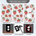 thumbnail image 3 of Yayeee Toggle Light Switch Wall Plate 1-Gang 4.5"x2.7" Home Decorative Outlet Cover, Strawberry, 3 of 7