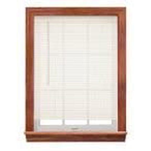 GSP Direct - 1" Vinyl Mini Blind- Light Filtering - 35" W X 64" L - White