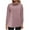 Pink, variant on IROINNID Turtleneck Sweater for Women Winter Warm Casual Loose Fit Pullover Long Sleeve Fleece Thermal Undershirt Sweater,Gray