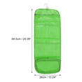 thumbnail image 2 of Unique Bargains 1 Pc Foldable Hanging Solid Makeup Bag Canvas Green, 2 of 5