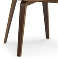 thumbnail image 2 of Pemberly Row Modern Bentwood Dining Chair in Stone Gray Vegan Faux Leather, 2 of 9
