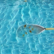 Unbreakable Leaf Rake Mesh Net Skimmer Swimming Pool Cleaning Tool,Swimming Pool Dregs Shallow Net