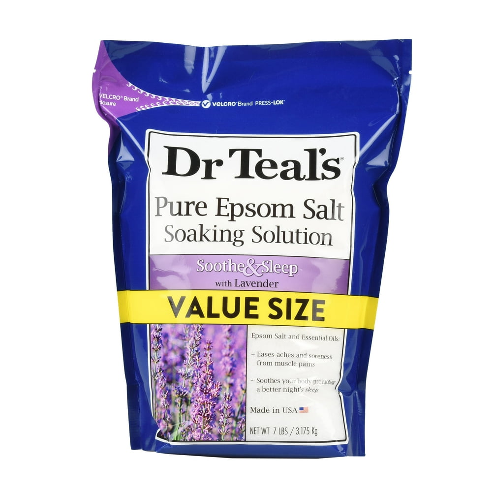 Dr Teal's Lavender Epsom Salt Soak, 7 lb. - Walmart.com - Walmart.com