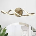 thumbnail image 2 of Aiwen Twisted LED Vanity Light Modern Light Fixture Stylish Classic Gold Wall Sconce, 2 of 7