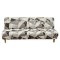 thumbnail image 1 of Stretch Armless Sofa Slipcover Armless 2 Seater Sofa Cover, 1 of 5
