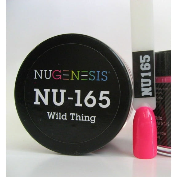 NUGENESIS Nail Color Dip Dipping Powder 1.5oz/jar - NU165 Wild Thing