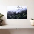 thumbnail image 2 of Elephant Stock Calming Forestscape Wall Art - Horizontal Canvas Wall Art - Living Room Wall Decor - Wellness Canvas - Brown And Gray Decor - 12" x 8", 2 of 8