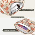 thumbnail image 3 of Marine Adorable Crab Canvas Handbag Cross Body Shoulder Purse Bag Tote Handbag for Women Men, 3 of 5