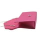 thumbnail image 3 of Sonducket Bolso tipo sobre para mujer, reemplazo Rectangular portátil, bolso de mano de fiesta de negocios de Color sólido a la moda, regalo de Bolsas de mensajero y de hombro Rosa roja, 3 of 6