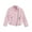 Pink, variant on Jamicy Sports Jackets for Girls 4-13 Years Old Spring and Fall Lapel Leather Jacket Windproof Zipper Leather Jacket Long-Sleeved Jacket