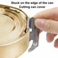 thumbnail image 4 of Camping Can Opener,Stainless Steel Manual Can Opener,Portable Bottle Openers,0.67X2.24 Inch Manual Can Opener,Mini Stainless Steel Can Openers for Camping Small Can Openers with Holes,Silver 1PCS, 4 of 9