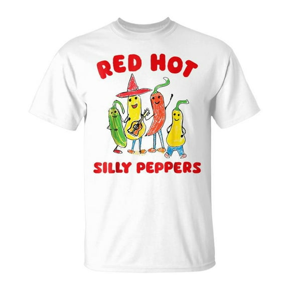 SR Spicy Red Hot Silly Peppers T-Shirt