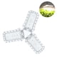 thumbnail image 2 of Bombilla LED de cultivo con luces de cultivo plegables de espectro completo para plantas de interior, verduras, invernadero y cultivo hidropónico, lámpara de cultivo con lente protectora | Enchufe, 2 of 8