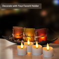 thumbnail image 4 of Velas de té LED Anziner con mando a distancia, paquete de 12, 4 of 7