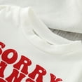 thumbnail image 5 of Gibobby Mameluco niño Bebé Niños Niñas Manga Larga Impresiones Recién Nacido Sudadera Monos(Blanco, 6-12 Meses), 5 of 5