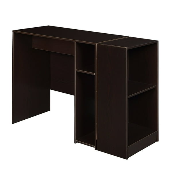 Niche Mod 31" Desk with 2 shelf Bookcase Truffle