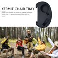thumbnail image 4 of Mesa Auxiliar Portátil Hugtrwg con Bandeja Reclinable para Camping Al Aire Libre Negro, 4 of 9