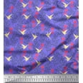 thumbnail image 1 of Soimoi Polyester Crepe Fabric Berries,Floral & Swallow Bird Decor Fabric Printed Yard 42 Inch Wide, 1 of 1