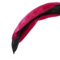 thumbnail image 7 of Unique Bargains Knotted Headbands Hairband for Women 1.2 Inch Wide 1 Pcs Rose Red, 7 of 7