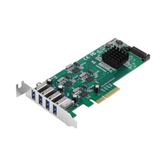 SIIG 4-Port SuperSpeed USB 3.0 PCIe Card - Quad Core