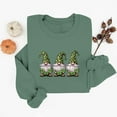 thumbnail image 5 of Womens St. Patrick's Day Casual Sweatshirt Long Sleeve Shirts Irish Cute Clover Shamrock Pullover Tops, 5 of 6