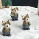 thumbnail image 4 of Figuras de reno de resina para decoración navideña, centros de mesa navideños para decoración de mesa, adorno navideño de reno de resina para decoración del hogar, decoración navideña para interiores, 4 of 8