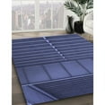 thumbnail image 3 of Ahgly Company Machine Washable Indoor Rectangle Transitional Blue Area Rugs, 5' x 8', 3 of 7