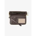 thumbnail image 2 of Michael Kors Jet Set Large Metallic Signature Logo Stripe Smartphone Wallet, 2 of 2