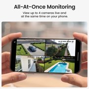 Dekco 2K QHD Solar Security Cameras Wireless Outdoor