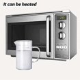thumbnail image 5 of 26-27 500ml Glass Measuring Cup Measuring Jug with Scale Heat-Resistant Transparent Glass Cup with Glass Lid Measuring Container for Microwave Milk Co, 5 of 5