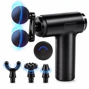 Awpmdmr Massage Gun, Muscle Massage Gun for Deep Tissue, Portable Handheld Massage Device with 6 Speed & 4 Heads, Gifts for Men Women Dad