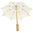 thumbnail image 2 of Small Lace Umbrella Wedding Flower Children Umbrella Embroidery Lace Parasol Photography Prop, 2 of 4