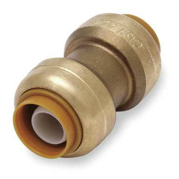 SHARKBITE U008LF 1/2" PushtoConnect DZR Brass Coupling