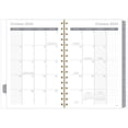 thumbnail image 3 of Mead Dark Floral Small Weekly/Monthly Clear Poly Planner, 3 of 4