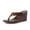 Whiskey, variant on Cushionaire Bera Platform Thong Womens Sandals, Stylish Wedge Flip Flops for Women with Contoured Comfort Footbed