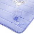 thumbnail image 3 of Dodoing Blue Flannel Bath Rug, 20" x 24", Non-Slip, 3 of 5