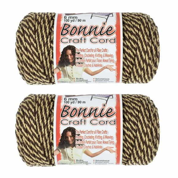 2 Pack Bonnie Macramé Cord - 6mm - 100 Yard Lengths