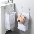 thumbnail image 1 of Household laundry basket bathroom wall hanging dirty laundry basket, 1 of 5