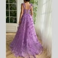 thumbnail image 2 of Corset Long Tulle Prom Dress with 3D Butterflies Sexy Slit Ball Gown Evening Dresses Party Wedding Formal 2024 Women Formal 0313, 2 of 5