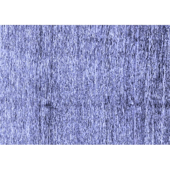 Ahgly Company Indoor Rectangle Abstract Blue Modern Area Rugs, 5' x 7'