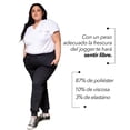 thumbnail image 4 of Pantalón Jogger Love MY Fit Unisex Negro 3XL Plus, 4 of 7